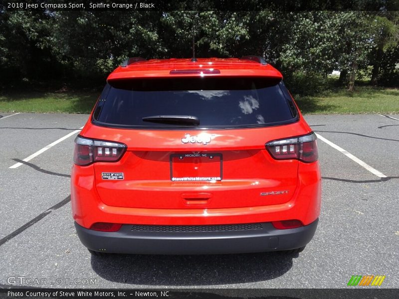 Spitfire Orange / Black 2018 Jeep Compass Sport