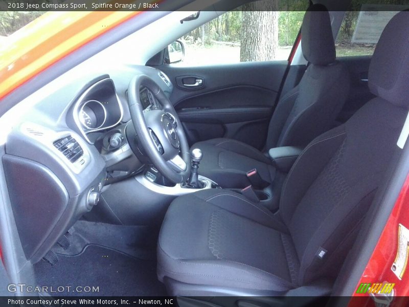 Spitfire Orange / Black 2018 Jeep Compass Sport