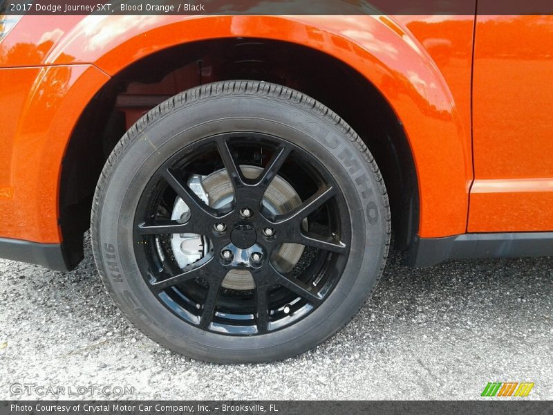 Blood Orange / Black 2017 Dodge Journey SXT