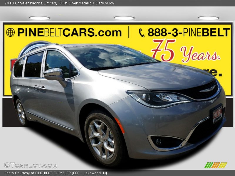 Billet Silver Metallic / Black/Alloy 2018 Chrysler Pacifica Limited
