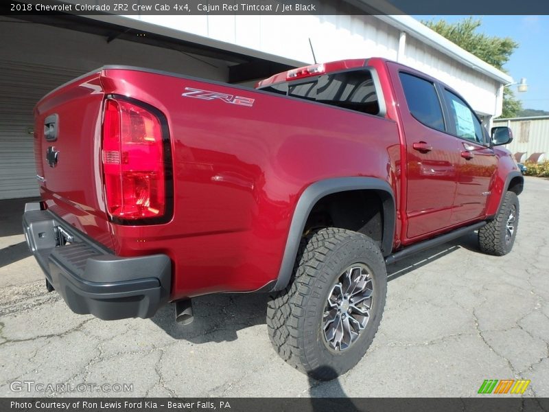 Cajun Red Tintcoat / Jet Black 2018 Chevrolet Colorado ZR2 Crew Cab 4x4