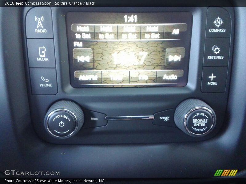 Spitfire Orange / Black 2018 Jeep Compass Sport