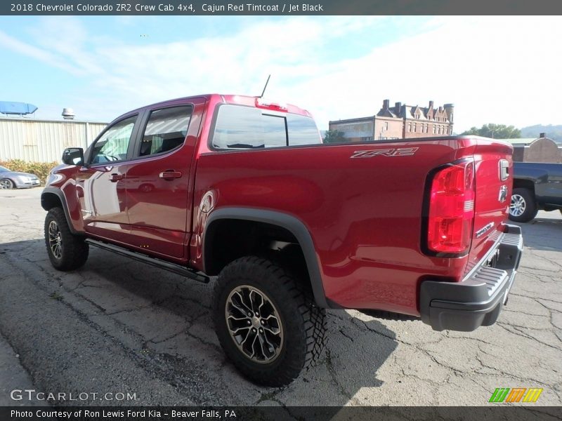 Cajun Red Tintcoat / Jet Black 2018 Chevrolet Colorado ZR2 Crew Cab 4x4