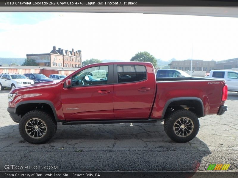 Cajun Red Tintcoat / Jet Black 2018 Chevrolet Colorado ZR2 Crew Cab 4x4