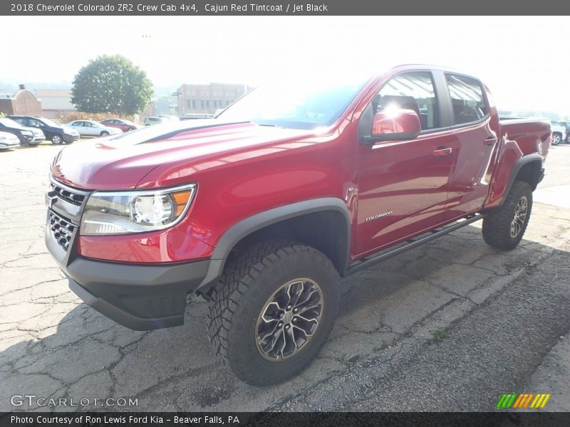 Cajun Red Tintcoat / Jet Black 2018 Chevrolet Colorado ZR2 Crew Cab 4x4