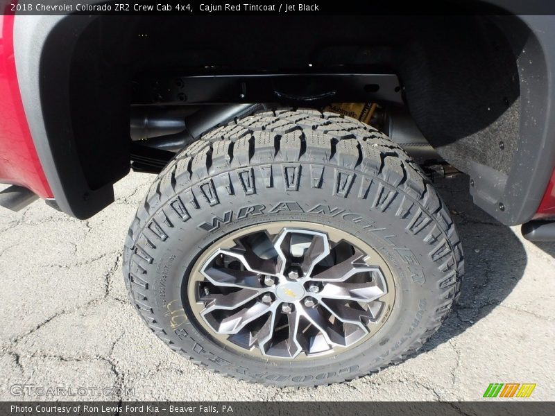 Cajun Red Tintcoat / Jet Black 2018 Chevrolet Colorado ZR2 Crew Cab 4x4