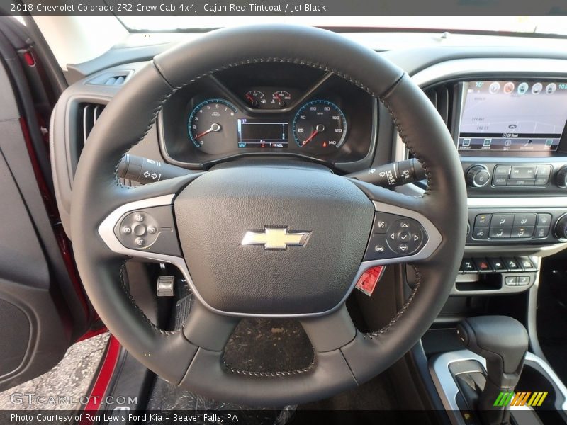 Cajun Red Tintcoat / Jet Black 2018 Chevrolet Colorado ZR2 Crew Cab 4x4