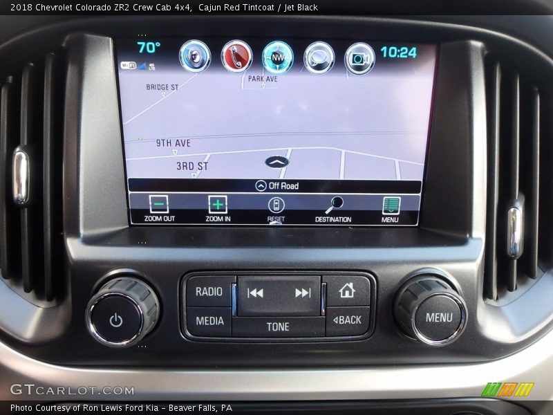 Cajun Red Tintcoat / Jet Black 2018 Chevrolet Colorado ZR2 Crew Cab 4x4