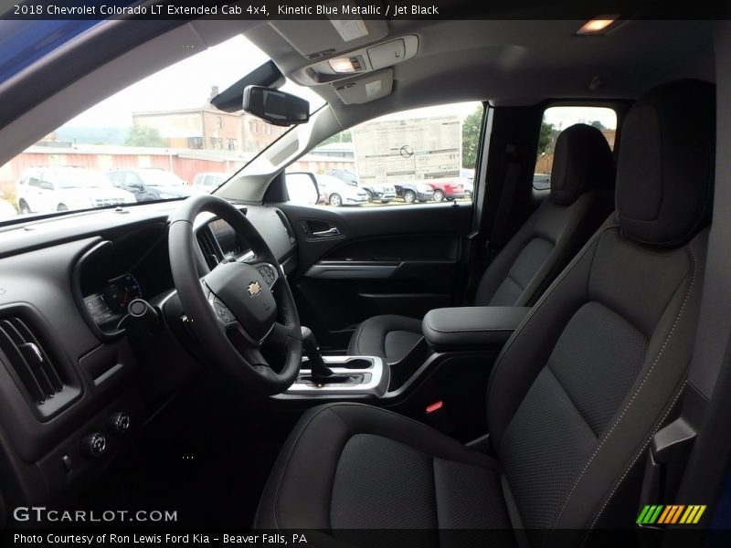 Kinetic Blue Metallic / Jet Black 2018 Chevrolet Colorado LT Extended Cab 4x4