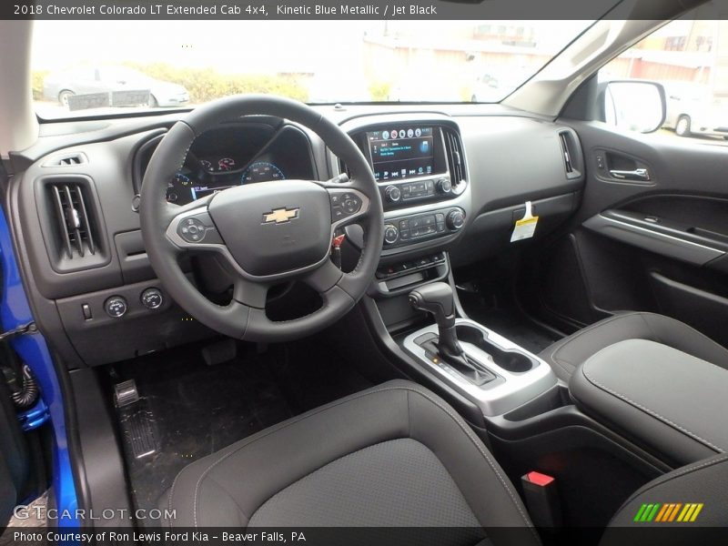 Kinetic Blue Metallic / Jet Black 2018 Chevrolet Colorado LT Extended Cab 4x4