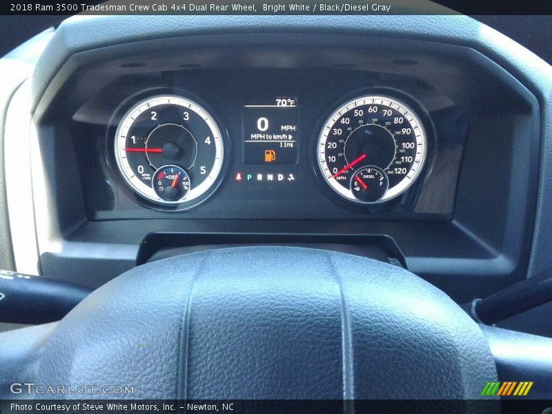  2018 3500 Tradesman Crew Cab 4x4 Dual Rear Wheel Tradesman Crew Cab 4x4 Dual Rear Wheel Gauges