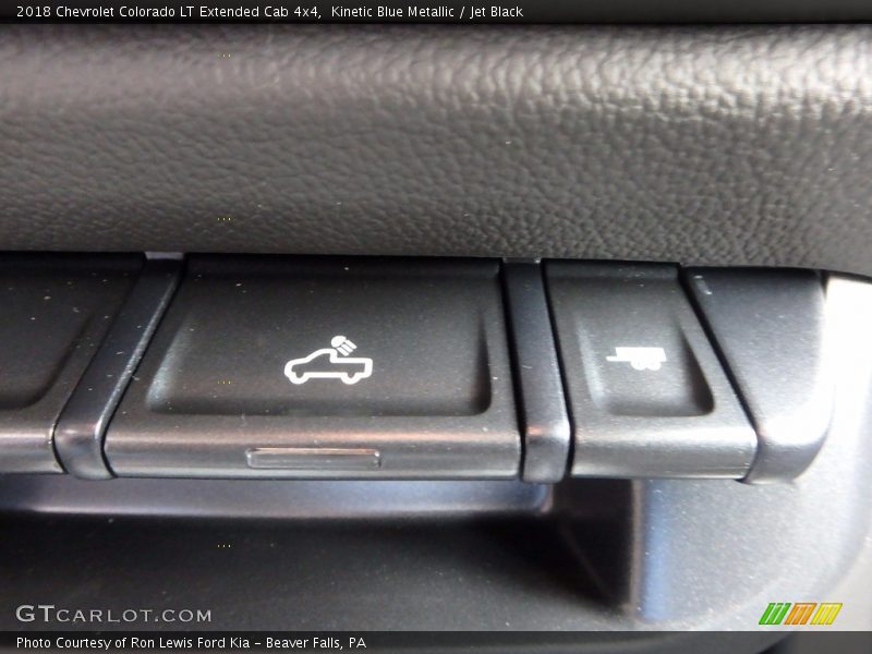 Kinetic Blue Metallic / Jet Black 2018 Chevrolet Colorado LT Extended Cab 4x4
