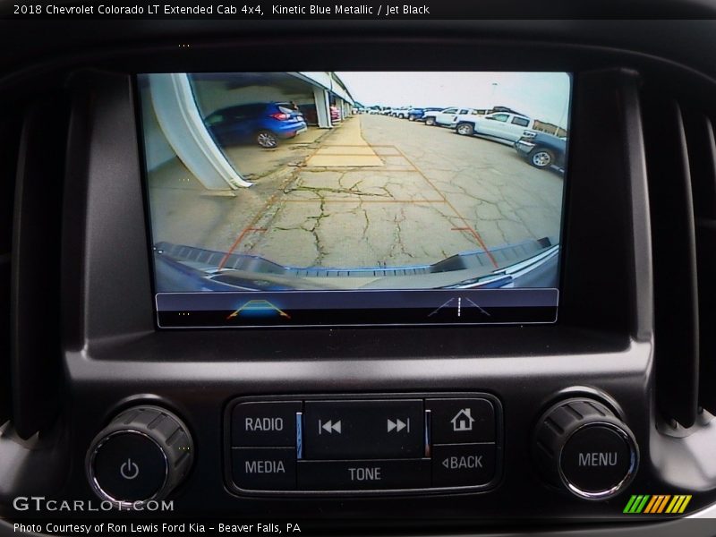 Kinetic Blue Metallic / Jet Black 2018 Chevrolet Colorado LT Extended Cab 4x4