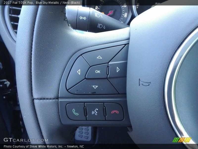 Blue Sky Metallic / Nero (Black) 2017 Fiat 500X Pop