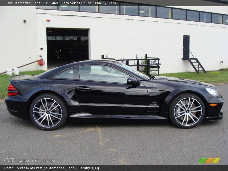 Black / Black 2009 Mercedes-Benz SL 65 AMG Black Series Coupe