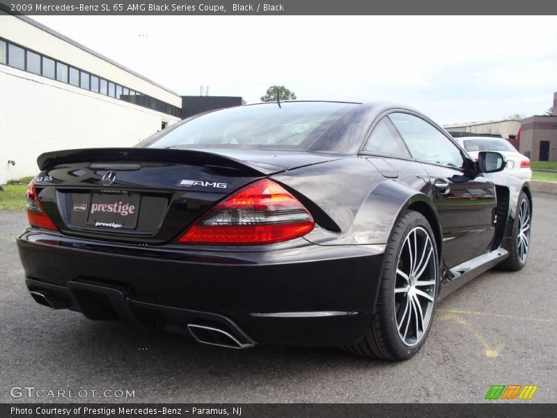 Black / Black 2009 Mercedes-Benz SL 65 AMG Black Series Coupe