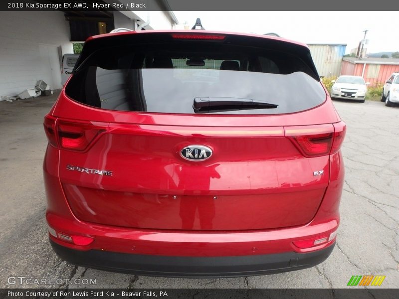 Hyper Red / Black 2018 Kia Sportage EX AWD
