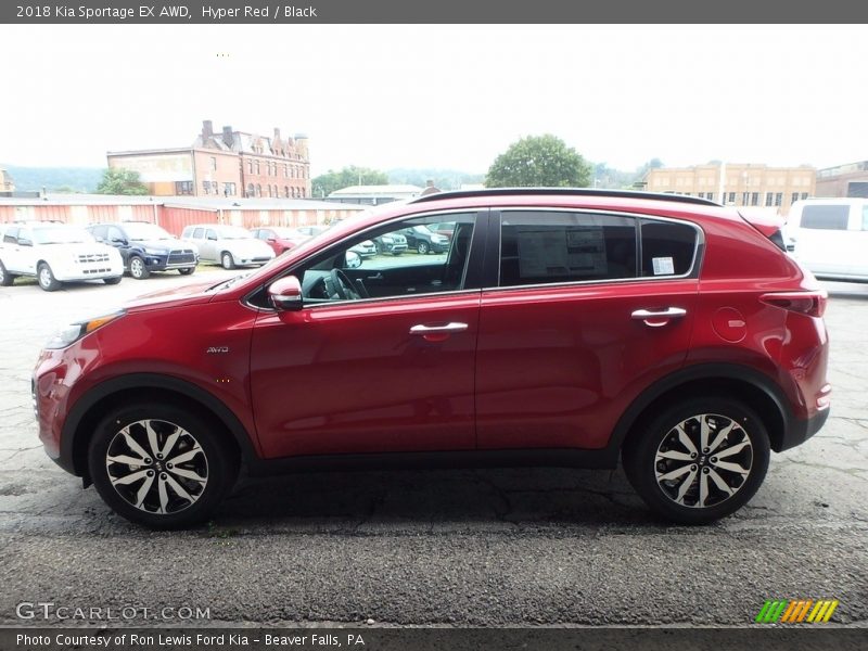 Hyper Red / Black 2018 Kia Sportage EX AWD