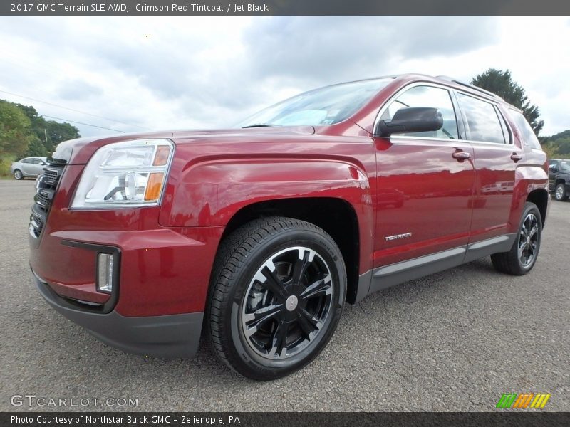 Crimson Red Tintcoat / Jet Black 2017 GMC Terrain SLE AWD