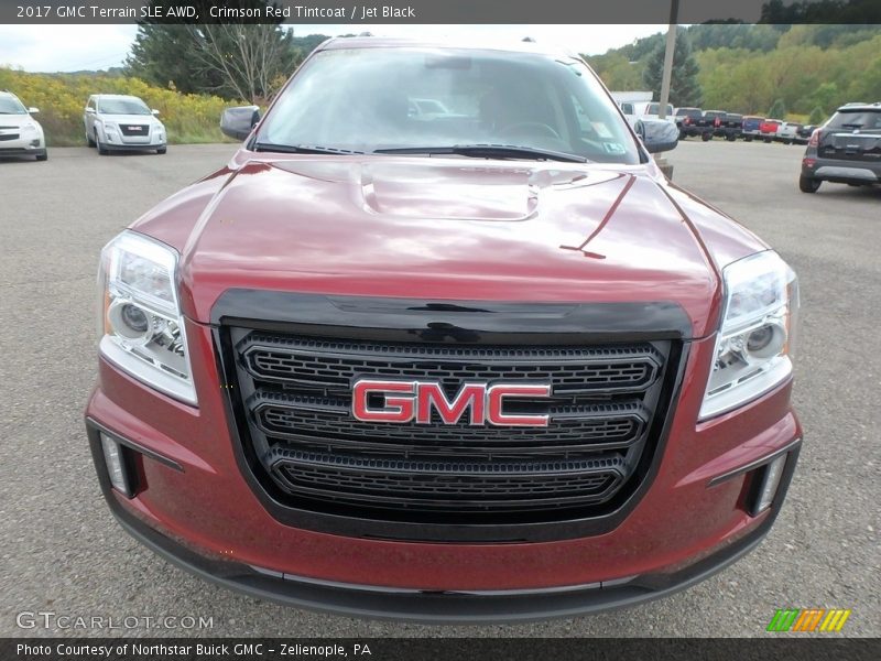 Crimson Red Tintcoat / Jet Black 2017 GMC Terrain SLE AWD