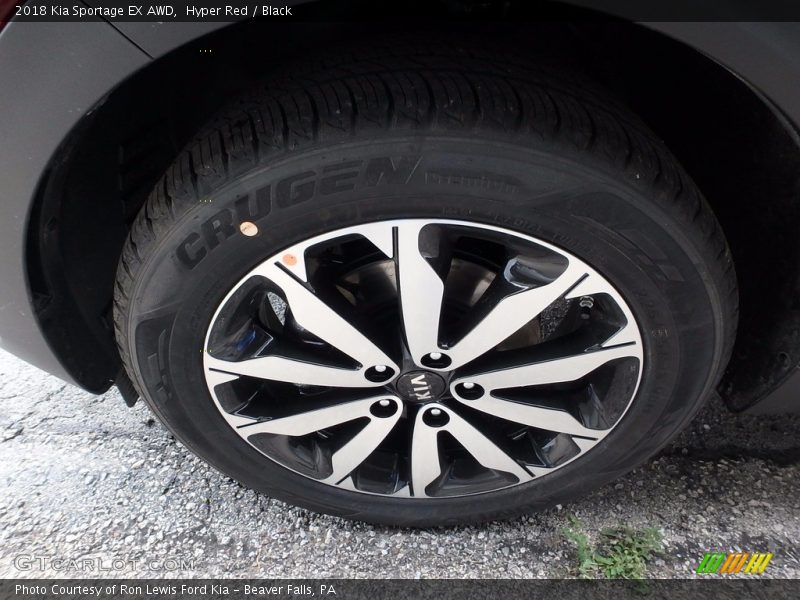 Hyper Red / Black 2018 Kia Sportage EX AWD