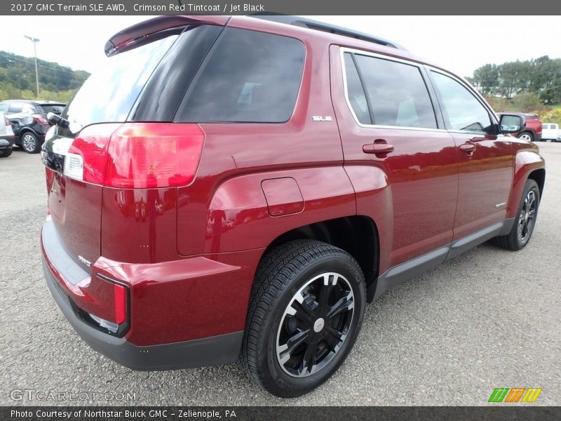 Crimson Red Tintcoat / Jet Black 2017 GMC Terrain SLE AWD