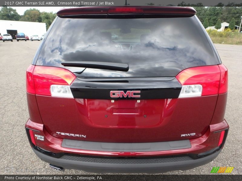 Crimson Red Tintcoat / Jet Black 2017 GMC Terrain SLE AWD