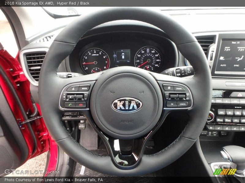 Hyper Red / Black 2018 Kia Sportage EX AWD