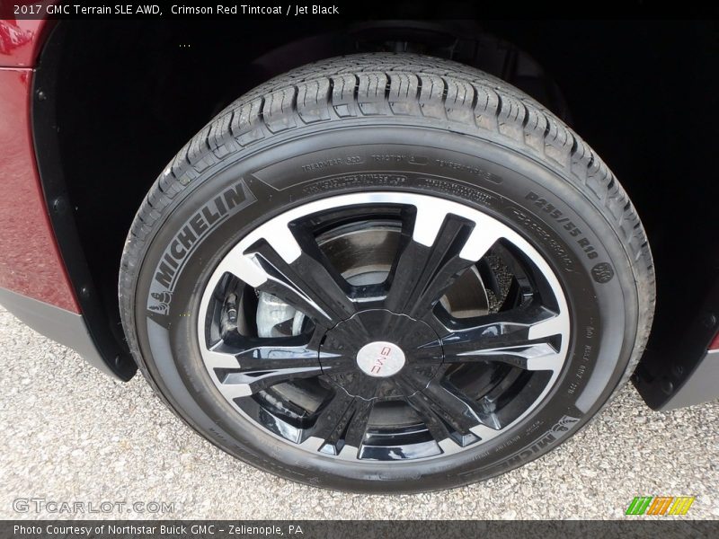 Crimson Red Tintcoat / Jet Black 2017 GMC Terrain SLE AWD