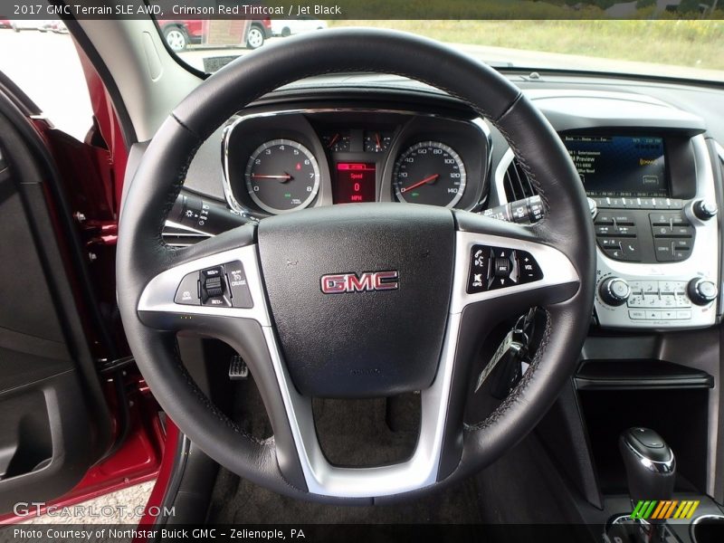 Crimson Red Tintcoat / Jet Black 2017 GMC Terrain SLE AWD