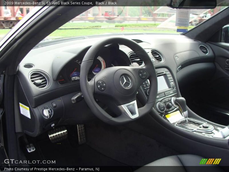 Black / Black 2009 Mercedes-Benz SL 65 AMG Black Series Coupe