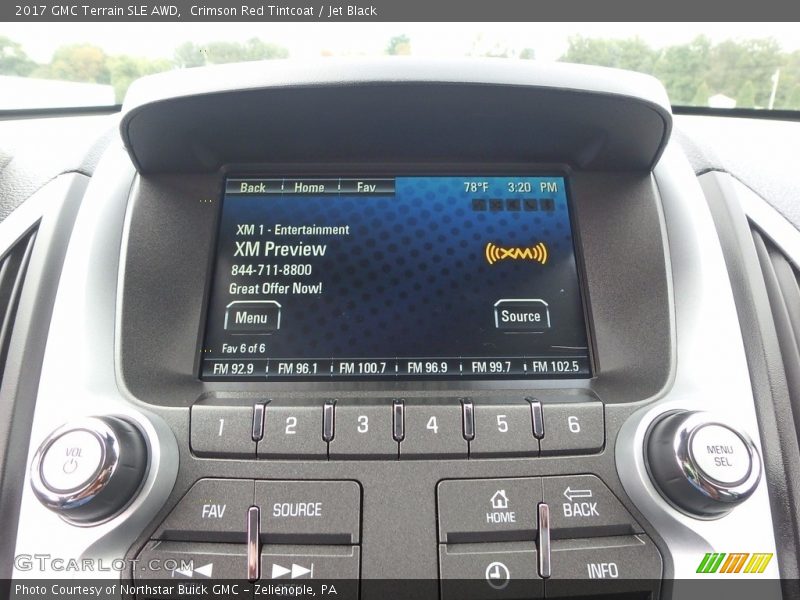 Crimson Red Tintcoat / Jet Black 2017 GMC Terrain SLE AWD