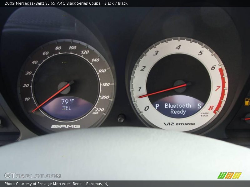 Black / Black 2009 Mercedes-Benz SL 65 AMG Black Series Coupe