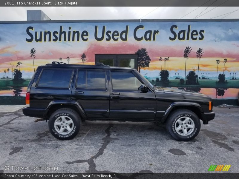 Black / Agate 2001 Jeep Cherokee Sport