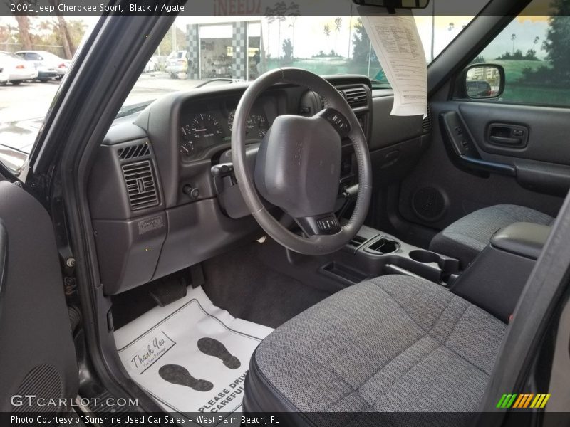 Black / Agate 2001 Jeep Cherokee Sport