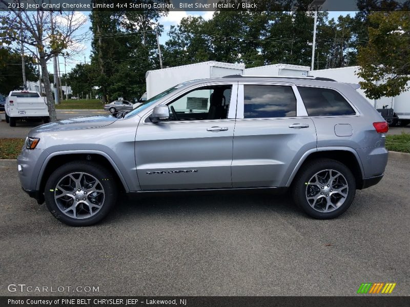 Billet Silver Metallic / Black 2018 Jeep Grand Cherokee Limited 4x4 Sterling Edition