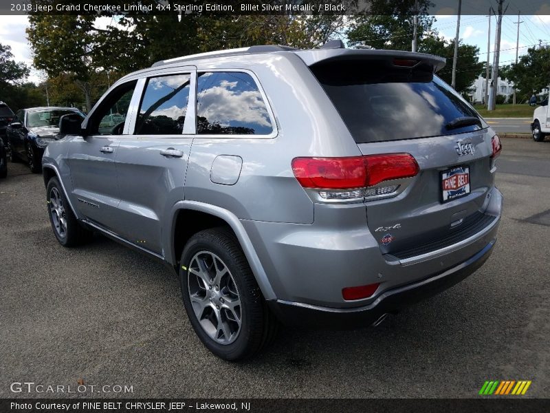 Billet Silver Metallic / Black 2018 Jeep Grand Cherokee Limited 4x4 Sterling Edition