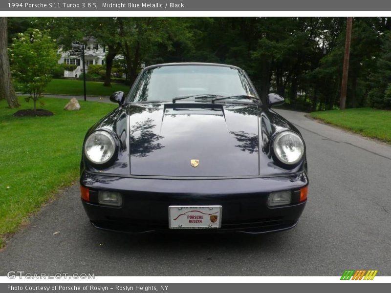 Midnight Blue Metallic / Black 1994 Porsche 911 Turbo 3.6 S
