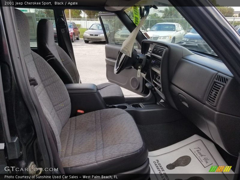 Black / Agate 2001 Jeep Cherokee Sport