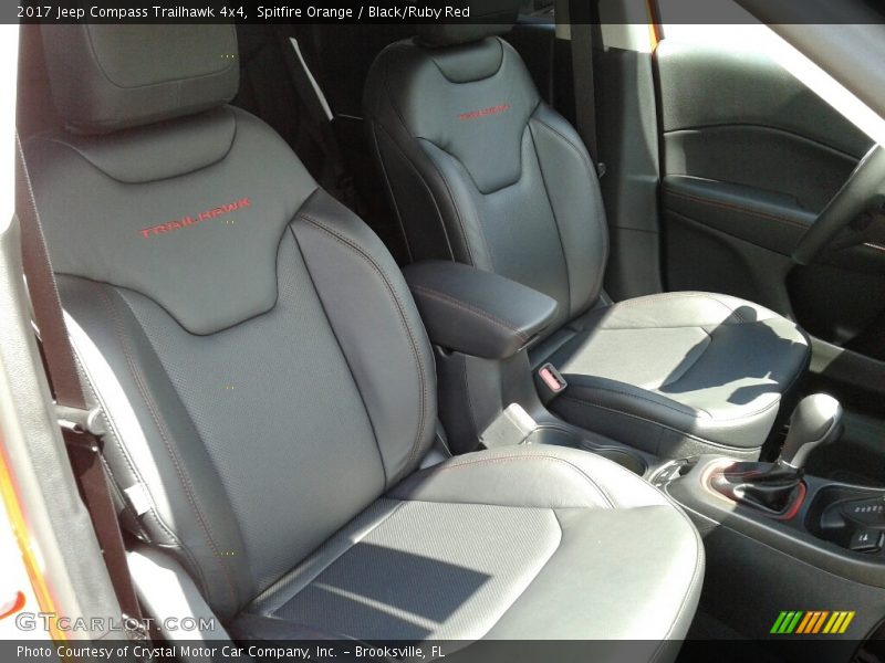 Spitfire Orange / Black/Ruby Red 2017 Jeep Compass Trailhawk 4x4