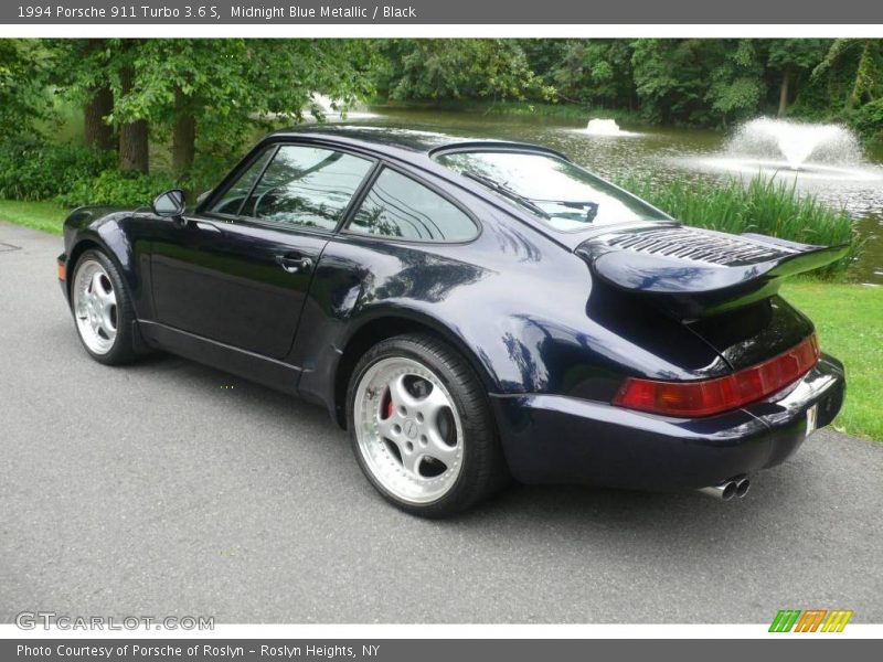 Midnight Blue Metallic / Black 1994 Porsche 911 Turbo 3.6 S