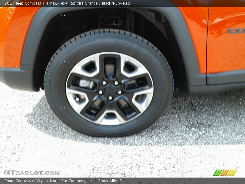 Spitfire Orange / Black/Ruby Red 2017 Jeep Compass Trailhawk 4x4