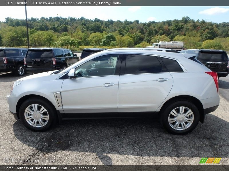 Radiant Silver Metallic / Ebony/Ebony 2015 Cadillac SRX Luxury AWD