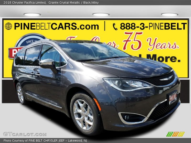 Granite Crystal Metallic / Black/Alloy 2018 Chrysler Pacifica Limited