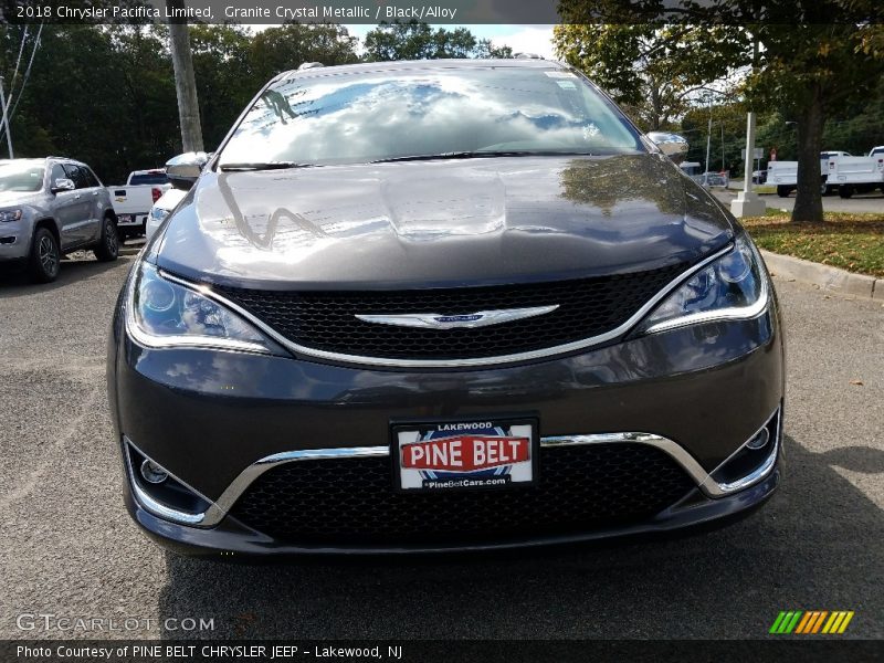 Granite Crystal Metallic / Black/Alloy 2018 Chrysler Pacifica Limited