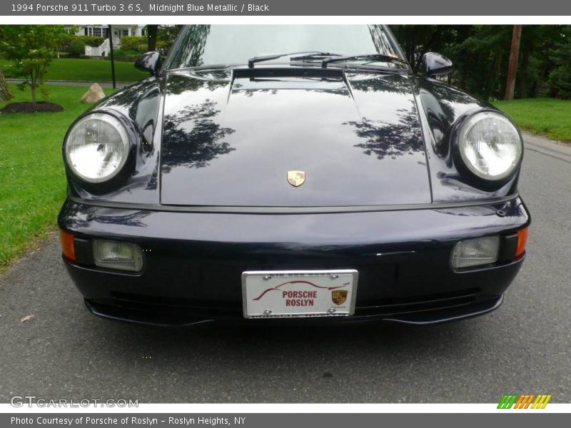 Midnight Blue Metallic / Black 1994 Porsche 911 Turbo 3.6 S