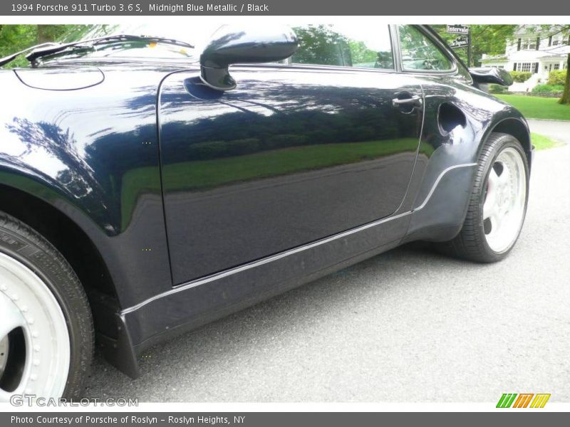 Midnight Blue Metallic / Black 1994 Porsche 911 Turbo 3.6 S