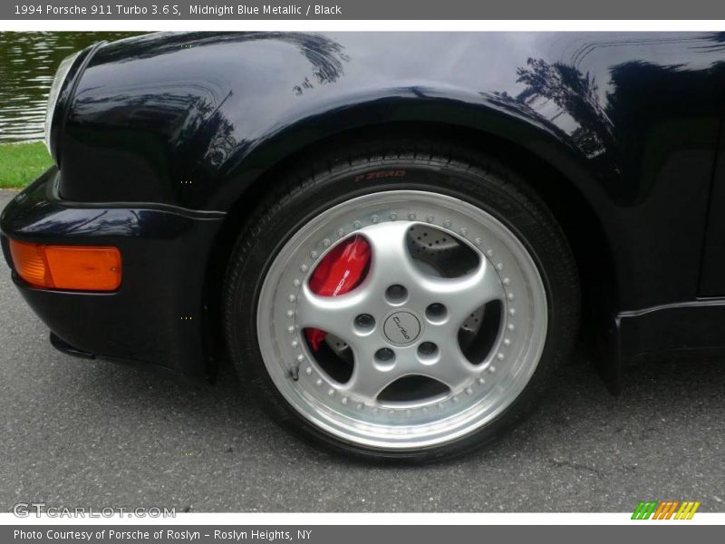Midnight Blue Metallic / Black 1994 Porsche 911 Turbo 3.6 S