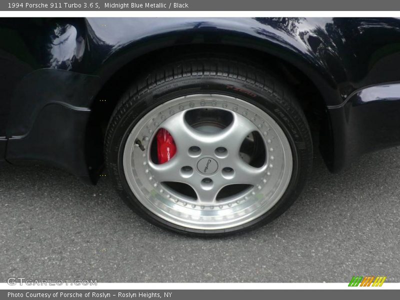 Midnight Blue Metallic / Black 1994 Porsche 911 Turbo 3.6 S