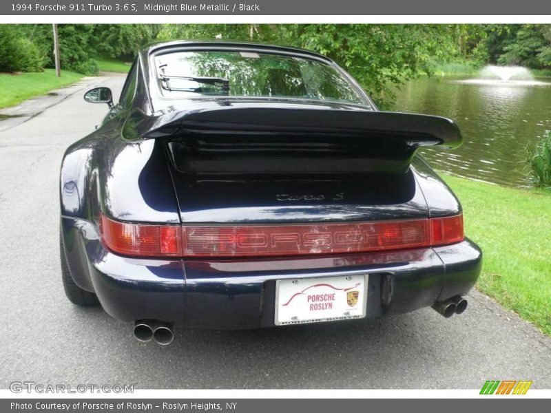 Midnight Blue Metallic / Black 1994 Porsche 911 Turbo 3.6 S